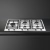 Smeg PS9062 90 cm Classic 5 Gas Burners Hob Stainless Steel