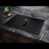 AEG TCH74B01CB 70cm Induction Extractor Hob in Black Glass, A+ Rated