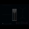 AEG TCH74B01CB 70cm Induction Extractor Hob in Black Glass, A+ Rated