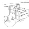 AEG OU5CU40M Built Under Double Oven In Stainless Steel