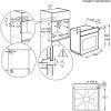 AEG GX7PB63FSB Built In Electric Single Oven with PizzaExpert - Gloss Black with Steel Trim, A++ Rated