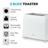Tower PT20087WHT 2-Slice Toaster White