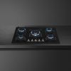 Smeg PV375N 72cm 5 Burner Gas on Glass Hob, Black