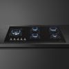 Smeg PV395LN 90cm 5 Burner Gas on Glass Hob, Black