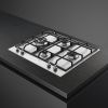 Smeg PX364L Classic 60cm 4 Burner Gas Hob, Stainless Steel