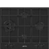 Smeg PX364LMB 60cm 4 Burner Gas Hob, Matte Black