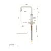 Quooker FXSBLK Tap Flex Square black