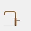 Quooker FNSPTB Tap Fusion Square patinated brass