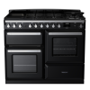 Rangemaster ESDLO110DFPGBL/CM1 110cm Dual Fuel Range Cooker OC Gloss Black /Chrome A-Rated