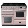Rangemaster ESDLO110DFPPPK/CM1 110cm Dual Fuel Range Cooker OC Pale Pink /Chrome A-Rated