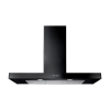 Rangemaster UHDF90BL/ 90Cm Flat Chimney Hood Black