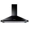 Rangemaster RCLAHDC110BL/C 110Cm  Classic Hood Black  - Chrome Rail