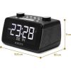 Roberts-Radio ORTU4SBK FM/DAB/DAB+ Digital Clock Radio with Bluetooth - Black