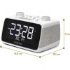 Roberts-Radio ORTU4SW FM/DAB/DAB+ Digital Clock Radio with Bluetooth - White