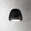 Elica DIVA-ROCK 50cm Wide Suspended Island Hood, Black A Rated