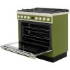 Smeg CPF9GPOG 90cm Portofino Dual Fuel Range Cooker Olive Green