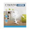 Status International Ltd S6CLIPFAN1PKB 6" Clip-On Fan