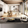 Elica NT-FIT-A3Z-70 72cm Wide Venting  3 Zone Hob - Black - A Rated