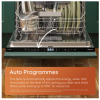 Hotpoint H7IB16M6LUK Fully Integrated Dishwasher 16 Place B Rated with ActiveDry Door Opening System