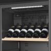 Smeg SCV115GS 60cm Freestanding Tall Classic Wine Cooler with Left Hand Hinge Stainless Steel and Glass