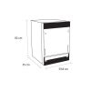 Sensis DWBI0213FSDWA Full Size Integrated Dishwasher D Rated