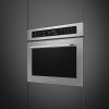 Smeg SF4400MCX1 Cucina 45cm Compact Built-In Oven & Microwave, Stainless steel