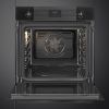Smeg SF6100VB3 Linea 60cm Built-In Single Oven, Black A Rated