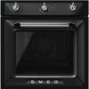 Smeg SF6905N1 Victoria 60cm Built-In Single Oven, Black A Rated