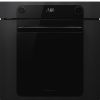 Smeg SFP6201TBI 60cm Musa Pyrolytic Single Oven in Black A+ Rated