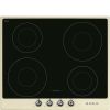Smeg SI964PM 60cm 4 Zone Victoria Induction Hob, Black - Cream