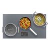 Smeg SIA1963DS 93cm Linea 6 Zones Induction Hob, With 7" TFT Display, Silver Glass
