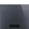 Smeg SIM1644DG 60cm Linea Induction Hob, Neptune Grey Glass