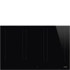 Smeg SIM3864D 80cm Classic 6 Zones Induction Hob, Black Glass