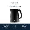 Swan SK14611BLK Rapid Boil Kettle 1.7L