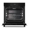 CDA SL400BL/1 Built In Single Oven with Steam Clean Function in Black, A+ Rated