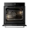 CDA SL550BL/1 Built-In Electric Pyrolytic Cleaning Single Oven, A+ Rated in Black