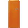 Smeg FAB28LOR6 60cm 50s Style Left Hand Hinge Fridge with Icebox Orange