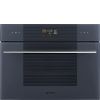 Smeg SO4102M1G Linea 45cm Compact Built-In Oven & Micro combi Microwave, Neptune Grey