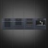 Smeg SO4102M1G Linea 45cm Compact Built-In Oven & Micro combi Microwave, Neptune Grey