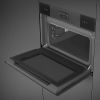 Smeg SO4102S3B3 Linea 45 Compact Steam100 Oven, Black A+ Rated
