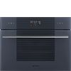 Smeg SO4102S3G Linea 45 Compact Steam100 Oven, Neptune Grey A++ Rated