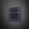 Smeg SO4102S3G Linea 45 Compact Steam100 Oven, Neptune Grey A++ Rated