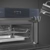 Smeg SO4102S3G Linea 45 Compact Steam100 Oven, Neptune Grey A++ Rated