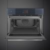 Smeg SO4104APG Linea 45 Compact Omnichef Oven with Steam + Microwave Functions, Neptune Grey