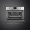 Smeg SO4302M1X Classic 45cm Compact Built-In Oven & Micro combi Microwave, Stainless steel