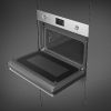 Smeg SO4302M1X Classic 45cm Compact Built-In Oven & Micro combi Microwave, Stainless steel