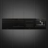 Smeg SO4604M2PNR Dolce Stil Novo 45cm Compact Built-In Combi Oven & Speedwave Microwave, Black - Copper Trim with Vapor Clean