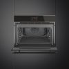 Smeg SO4604S4PNR Dolce Stil Novo 45 Compact Steam100 Pro Oven, Black A++ Rated
