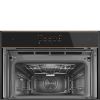 Smeg SO4606WAPNR Dolce Stil Novo 45 Compact Omnichef Oven with Steam + Microwave, Black - Copper Trim
