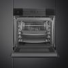 Smeg SO6104APB3 Linea 60cm Built-In Omnichef Single Oven with Steam + Microwave, Black